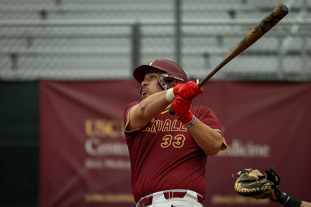 GCC Baseball completes sweep of L.A. Mission with 13-8- and 13-1-wins April 11-12; Now in second place in WSC South at 10-5 and are 20-13 overall.