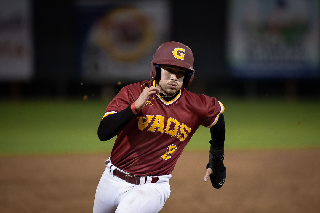Cooper Bowen scores eighth inning run to give GCC Baseball a 1-0 win over El Camino College Feb. 15