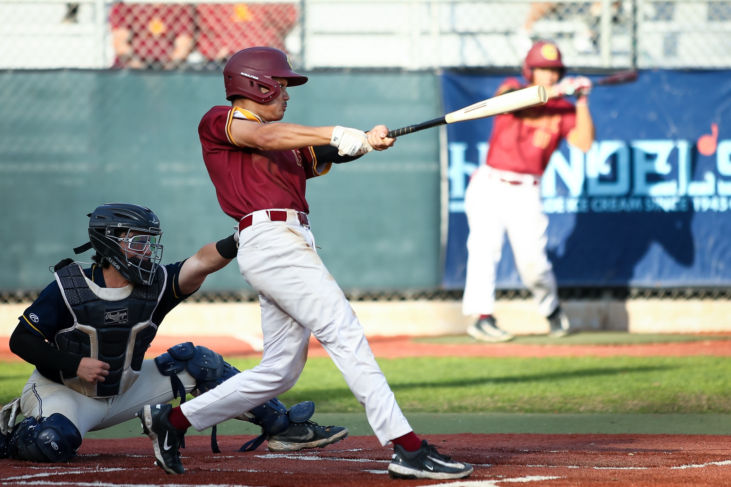 GCC Baseball wins seventh straight conference game over Antelope Valley College 6-1 March 25; leads WSC South by two games and is 7-0 and 15-10-1 overall