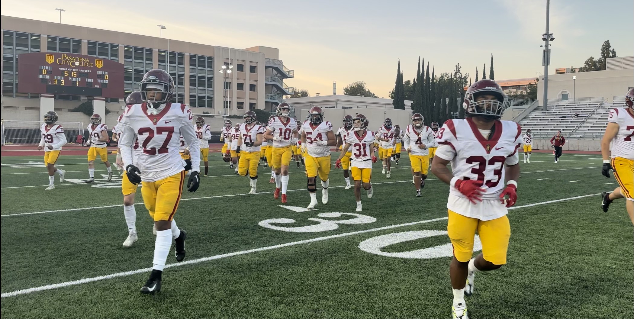 GCC Football falls out of tie for first place in Pacific League with 37-0 loss to Pasadena Nov. 4