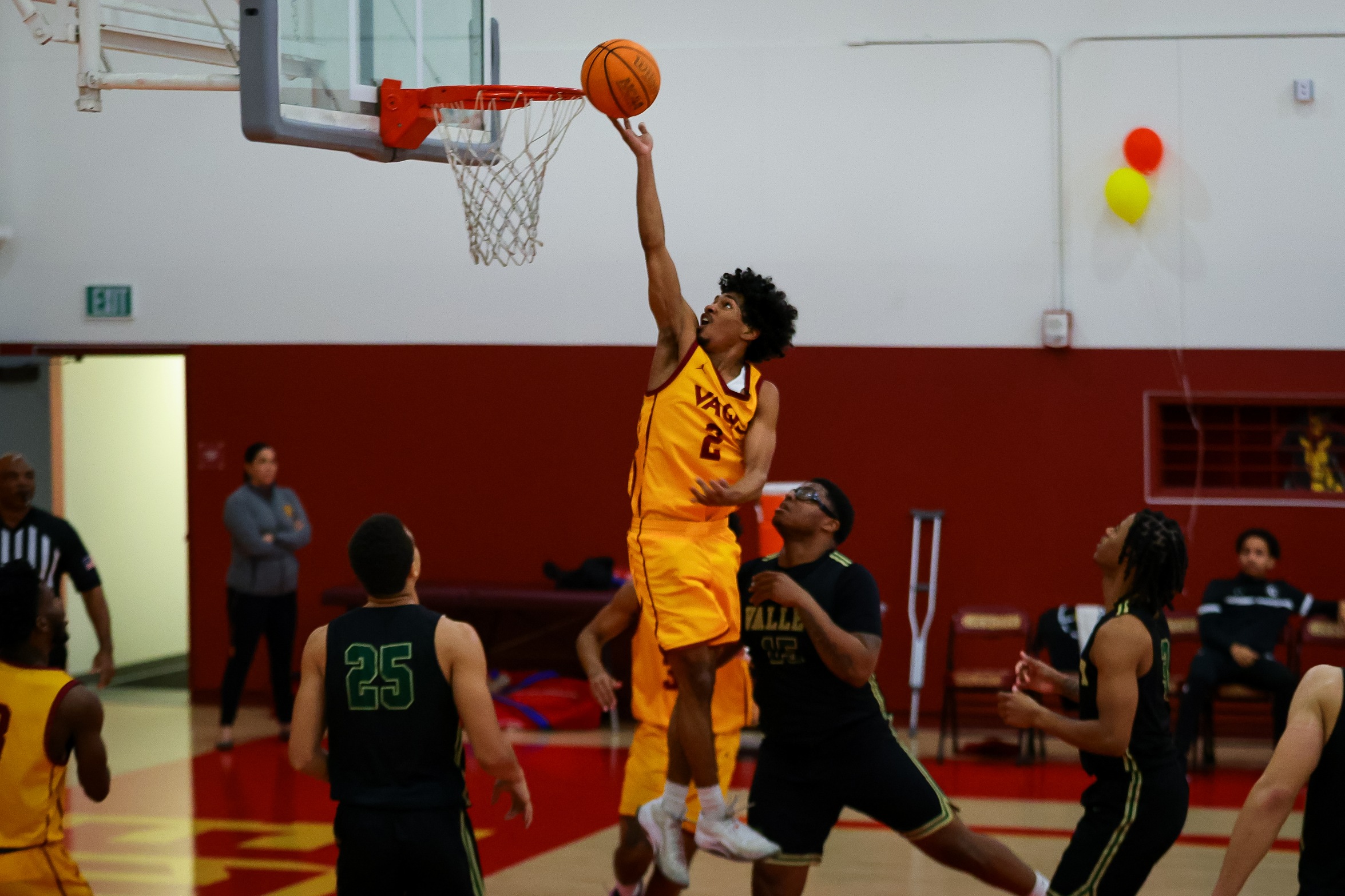Tyson Jackson scores 33 points to lead GCC Men's Basketball to 78-70 win over L.A. Valley College Feb. 15